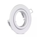 V-TAC GU10 Očko okrúhle pohyblivé biele VT-7227RD-WH