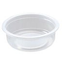 Bezfarebné okrúhle nádoby na horúce, OPÄTOVNE POUŽITEĽNÉ! BEZ POPLATKU! 250 ml 50 ks