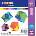 DIY Origami papier 10 farieb 15 x 15 cm 100 ks