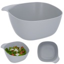 ŠEDÁ PLASTOVÁ MISKA 17x14 CM NA OBJEDNANIE OVOCIE KUCHYŇSKÁ MISKA 0,75L