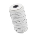 Gumička na masky, masky, 10 metrov Gumička, 5 mm, biela