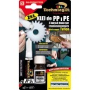 TECHNICQLL LEPICÍ GÉL NA ŤAŽKO LEPITEĽNÉ PLASTY 4G+4ML C-086