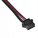 Konektor pre RGB LED pásik 4-PIN samec JST SM zástrčka s 13cm káblom