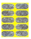 SAMOLEPIACA PODLOŽKA PLSTENÁ 20x44 SIVÉ PODLOŽKY 10 ks