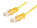 PatchCord UTP CAT 5e LAN LAN kábel 1m žltý