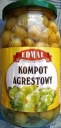 Egrešový kompót 0,9 l Edmal