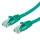LAN UTP Cat.6A RJ45 sieťový kábel, zelený, 0,3 m