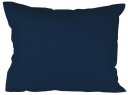 Obliečka na vankúš 40x60, MATNÁ GANAT NAVY MODRÁ