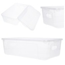 Nádoba organizéra, 5l box, priehľadný box s krytom, plastový box
