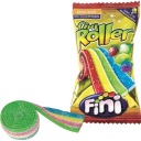 Fini Roller Fizz Fruit Jelly Sour Rainbow Mix Jablko Citrón Čučoriedka 20g