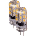 2x G4 LED žiarovka 320lm 3,2W 12V DC HEAT SILICONE
