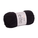 100g priadza 100% akryl YarnArt Elite black 30