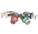 Skrutkovacia LED žiarovka E10 3,8V, studená biela