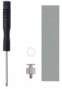 Skrutka pre M.2 SSD disk, vzdialenosť 2,5mm + Thermopad + skrutkovač