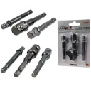 Adaptéry pre nástrčné skrutkovače 1/4'' 3/8'' 1/2'' JOBI