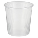 Bezfarebná okrúhla nádoba, priemer 101 mm, 500 ml, 100 ks.