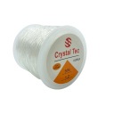 Hrubý elastický, okrúhly, transparentný silikónový vlasec, 1,2 mm, cievka 50 m