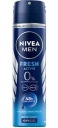 Nivea Men Deodorant Fresh Active 0% hliníkových solí, 200 ml