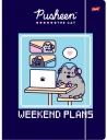 ŠKOLSKÝ BOX S GUMAČOU A4 MAČKA PUSHEEN - UNIPAP
