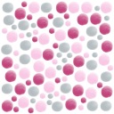 DOTS samolepky na stenu 106 ks. 50x50cm KP2