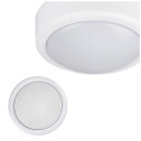 Biele okrúhle LED nábytkové svietidlo 0,3W PUSH LIGHT