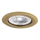 Kanlux stropný LED dekoratívny bodový krúžok Argus 10W mosadz