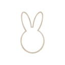 Drevená veľkonočná obruč Rabbit Bunny pre Macrame Dream Catcher