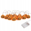 GARLANDOVÉ SVIETIDLÁ ŽIARENÉ TEKVICE 3M 20LED ZÁVISNÉ DUCHOVNÉ HALLOWEENSKÉ DEKORÁCIE