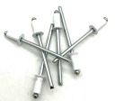 Slepý nit Biela 4 x 10 mm zápustná hlava 50 ks