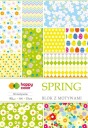 Blok s JARNÝMI motívmi 80g A4 15 listov 30 jarných motívov Happy Color