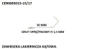 Prívesky farby S CE90005015-15/17 100 ks.