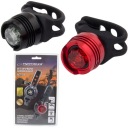 SET 2 x LED svetlo na bicykel PREDNÉ + ZADNÉ Set