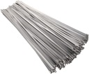 Oceľové sťahovacie pásky 4,6x200mm kovové 25ks, nerez