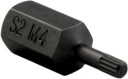 BIT 10mm SPLINE END M4 x 30mm EXCLUSIVE