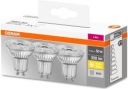 3x GU10 LED žiarovka 4,3W = 50W 350lm 2700K OSRAM