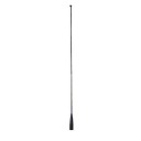 Anténna tyč 5mm 6mm 78cm dlhá kovová čierna