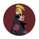 Anime odznak Naruto Akatsuki Deidara 58 mm
