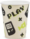 GAMER papierové poháre PRE HRÁČOV NA NARODENINY hranie 220 ml 6 ks
