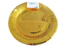 Jednorazové taniere zlaté narodeniny malé 18 cm
