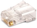 GETFORT RJ45 SIEŤOVÁ ZÁSTRČKA CAT.5E 8P8C polykarbonát