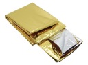 Tepelná núdzová deka Mat of Life Foil zlatá/strieborná 160/210