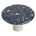 Nábytková kľučka GAMET GX01 V84 TERAZZO NAVY BLUE