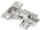 Krátky nábytkový pánt Emuca 15 x 10 mm + vodítko 2 kusy