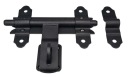 ZÁPADKA GARÁŽOVEJ BRÁNY S VISIACÍM ZÁMKOM, ČIERNA 150 MM