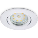 Očko Halogénový pohyblivý držiak lampy Biely KOBI