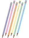 Colorino Pastelové ceruzky s gumou, MIX FARIEB