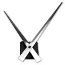 Mechanizmus SILENT Dlhé strieborné ručičky 20cm
