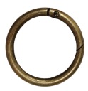 STAROŽITNÝ STARÝ ZLATÝ SHAKEL Otvárací Prsteň 30MM