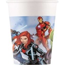 PAPIEROVÉ ŠÁLKY AVENGERS superhrdinovia MARVEL narodeniny 200ml x8