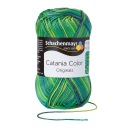 50g priadza 100% bavlna Catania Farba zelená 206